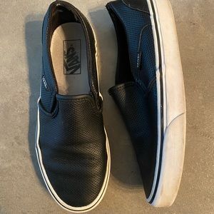 Vans Black Slide Ons